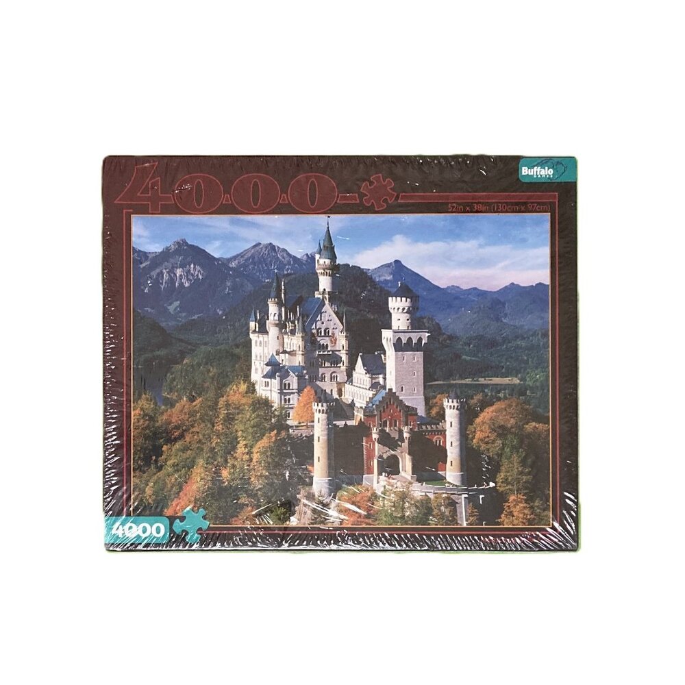 NEW 4000 Pc Puzzle, Buffalo Games, Neuschwanstein Castle, Germany. PLEASE READ!!